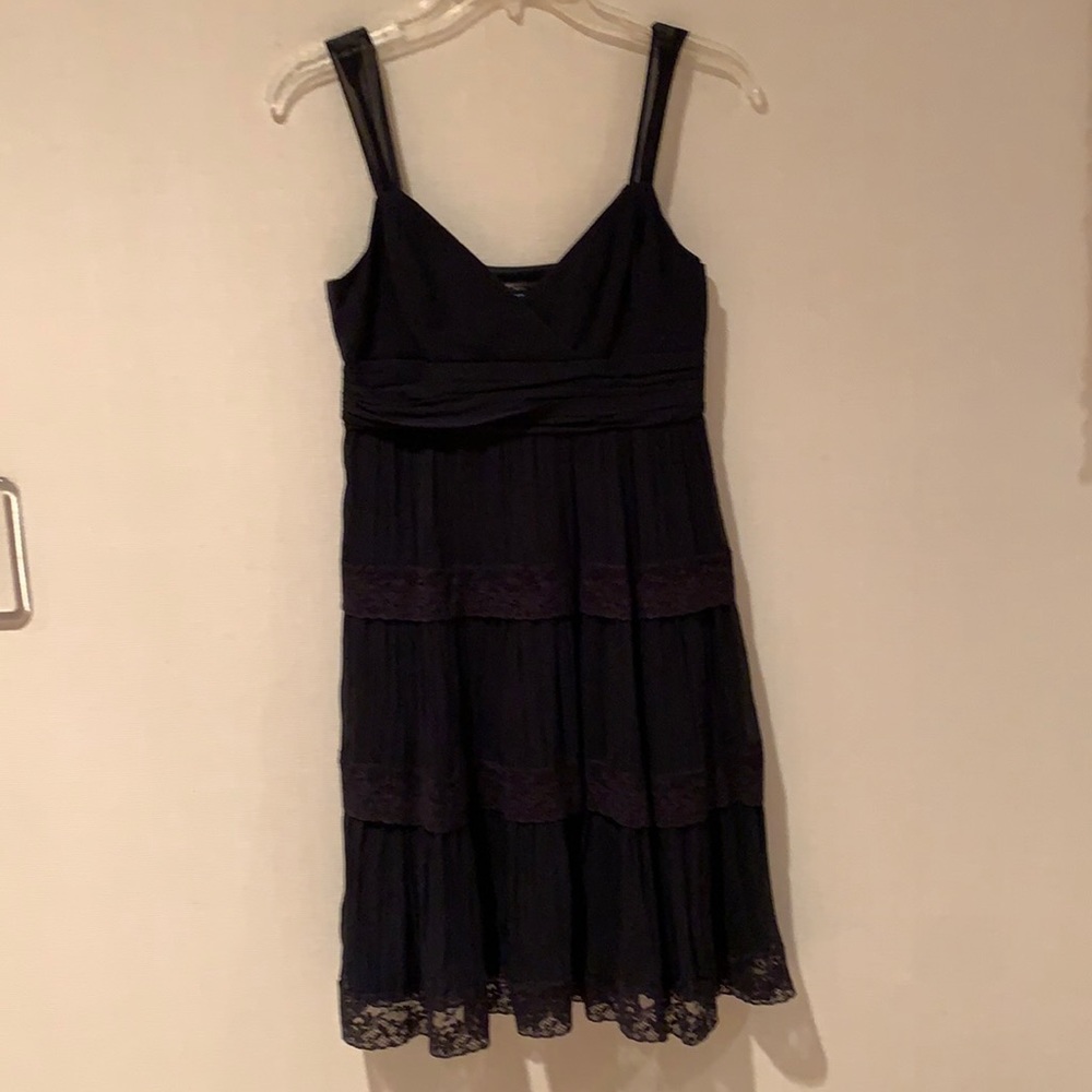 BCBG Petites Layered LIttle Black Dress